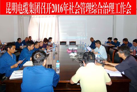 昆明電纜集團(tuán)召開2016年社會管理綜合治理工作會